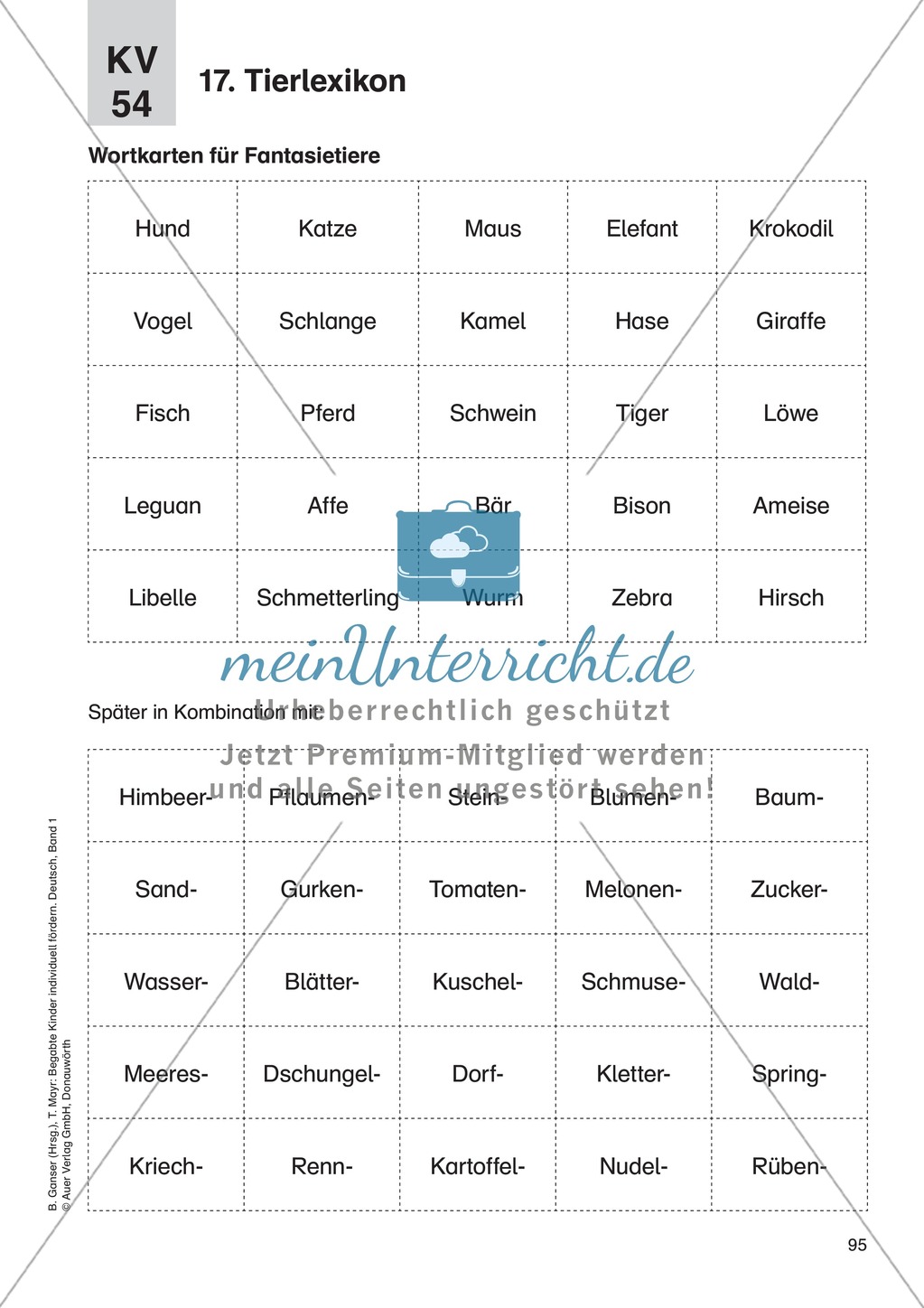 Texte verfassen/Kreatives Schreiben - Tierlexikon: Erläuterung + Übungen Preview 4