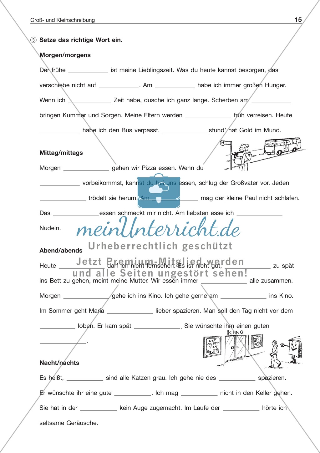 Groß- und Kleinschreibungbei Anredepronomen + Adverbien: Arbeitsblatt + Lösung Preview 2