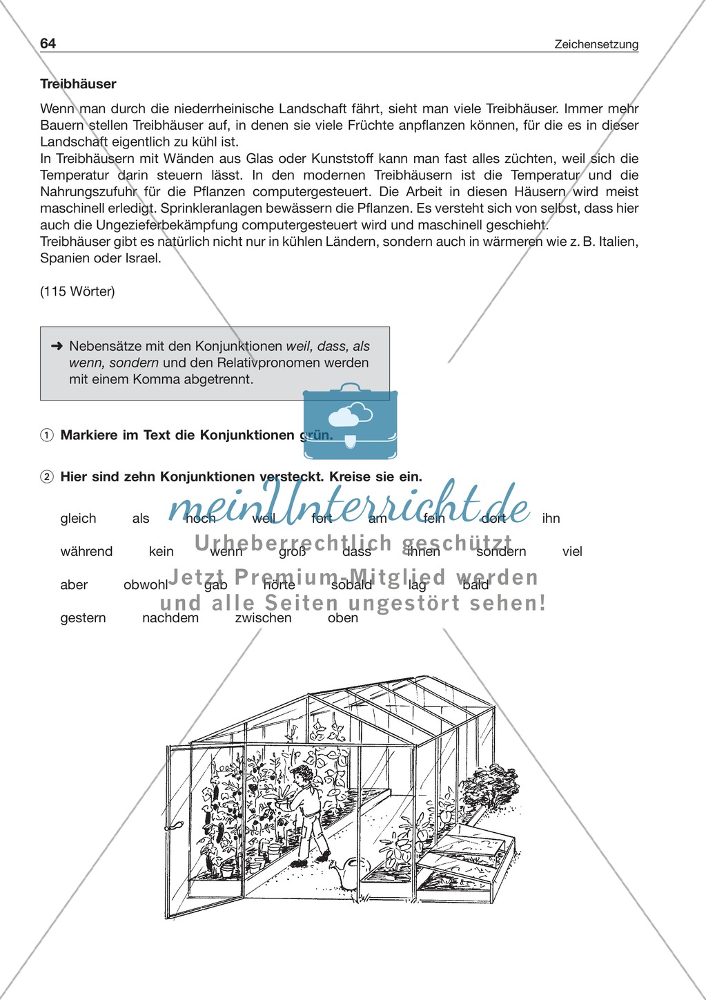 Kommasetzung: Arbeitsblätter + Lösungen Preview 5