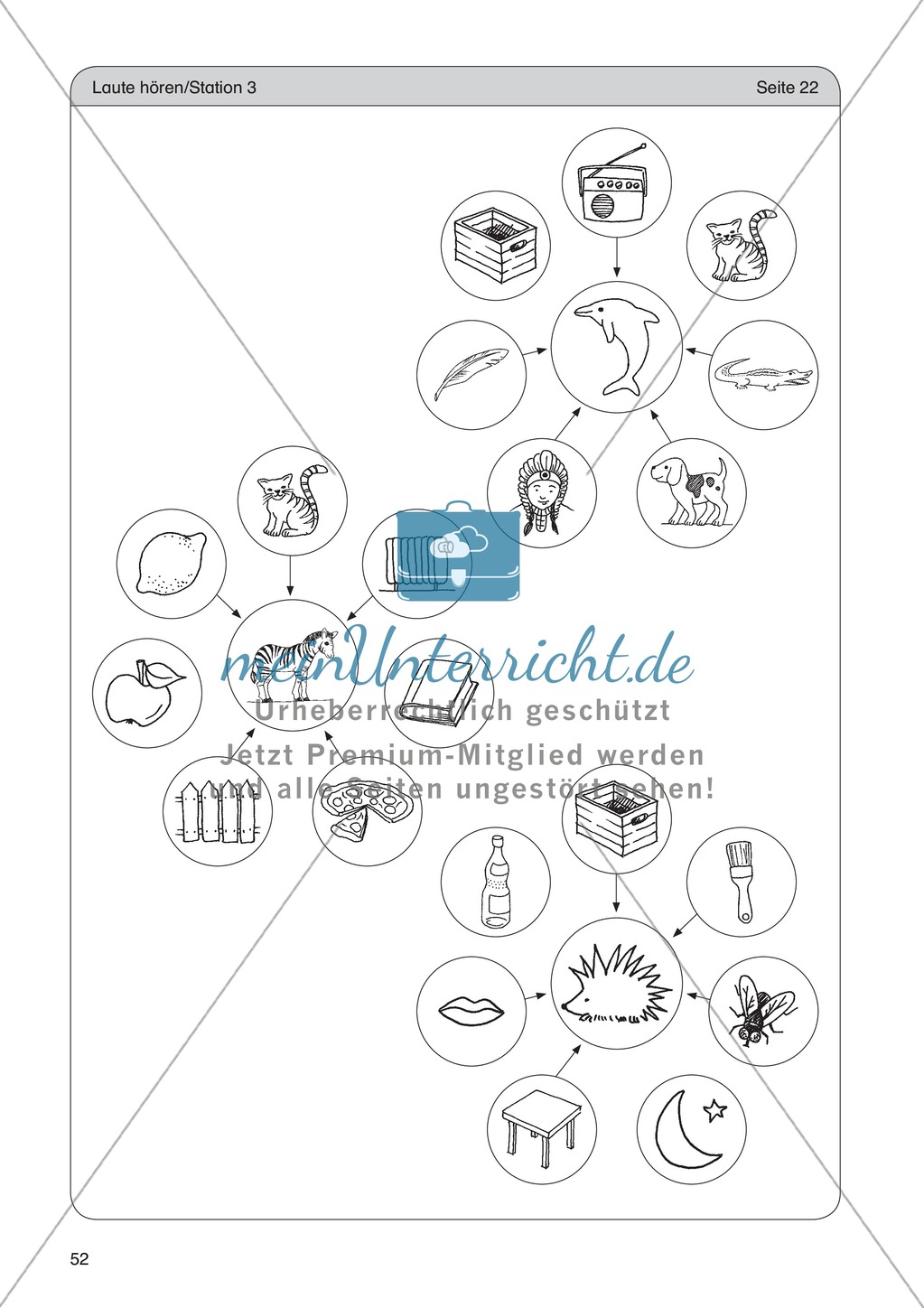 Laute hören: Übungen + Spiel + Lösung Preview 6