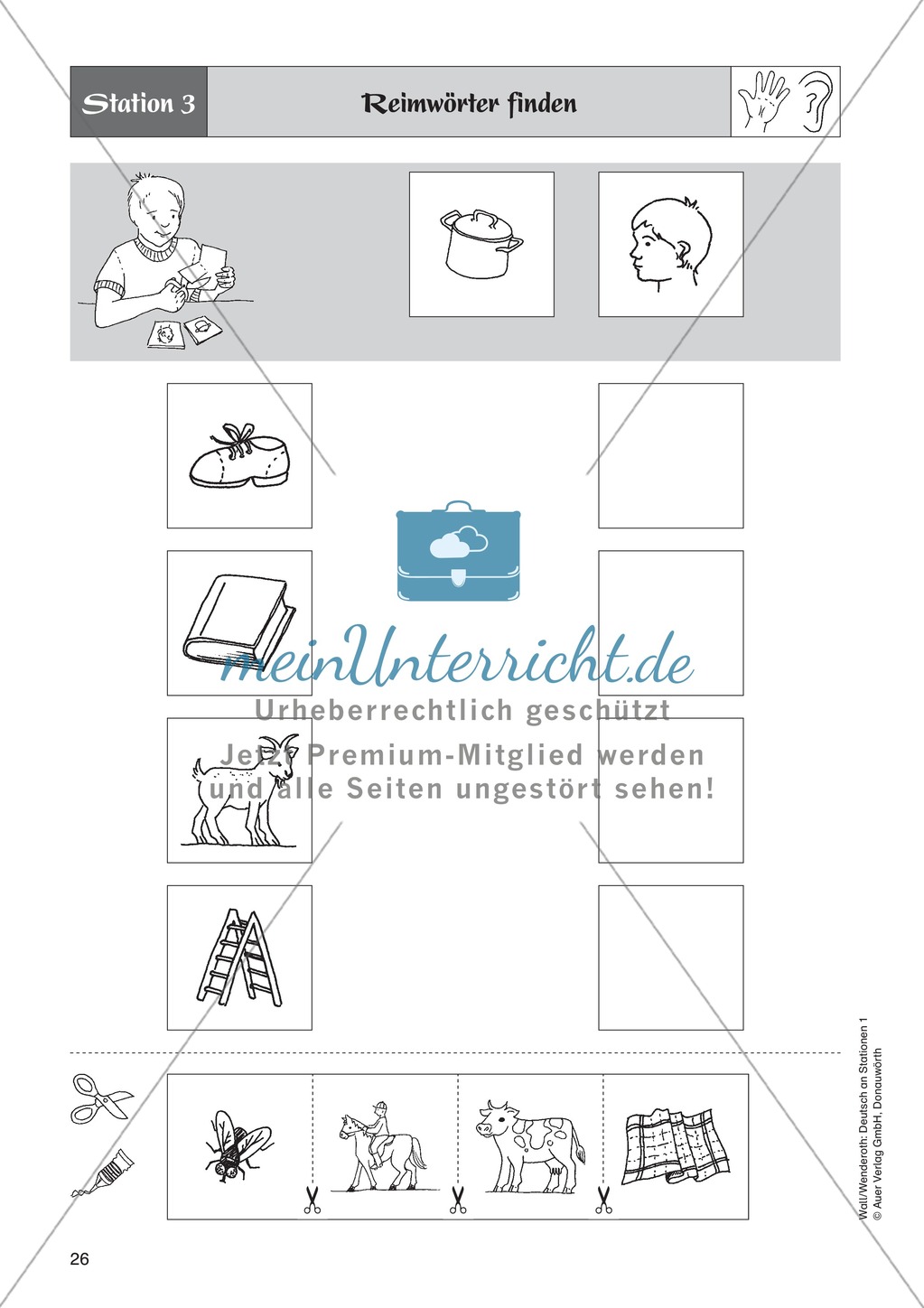 Reimwörter finden: Übungen + Lösung Preview 3