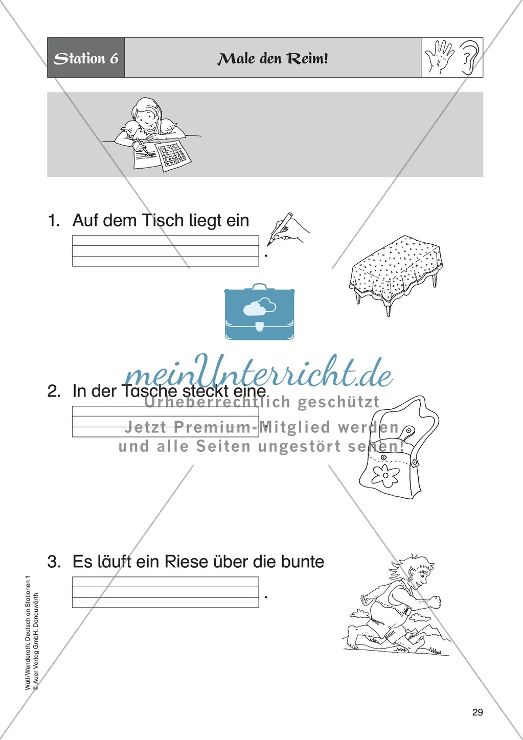 Reimwörter finden: Übungen + Lösung Preview 6