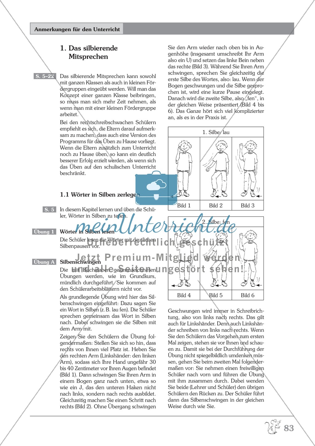 Wörter in Silben zerlegen: Übungen + Erläuterung Preview 3