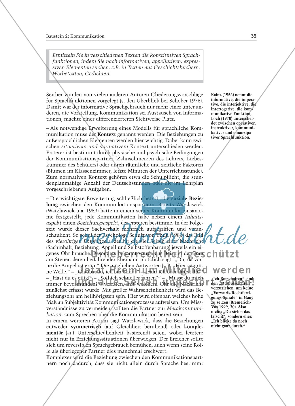 Kommunikation: Informationstext für Lehrer Preview 4