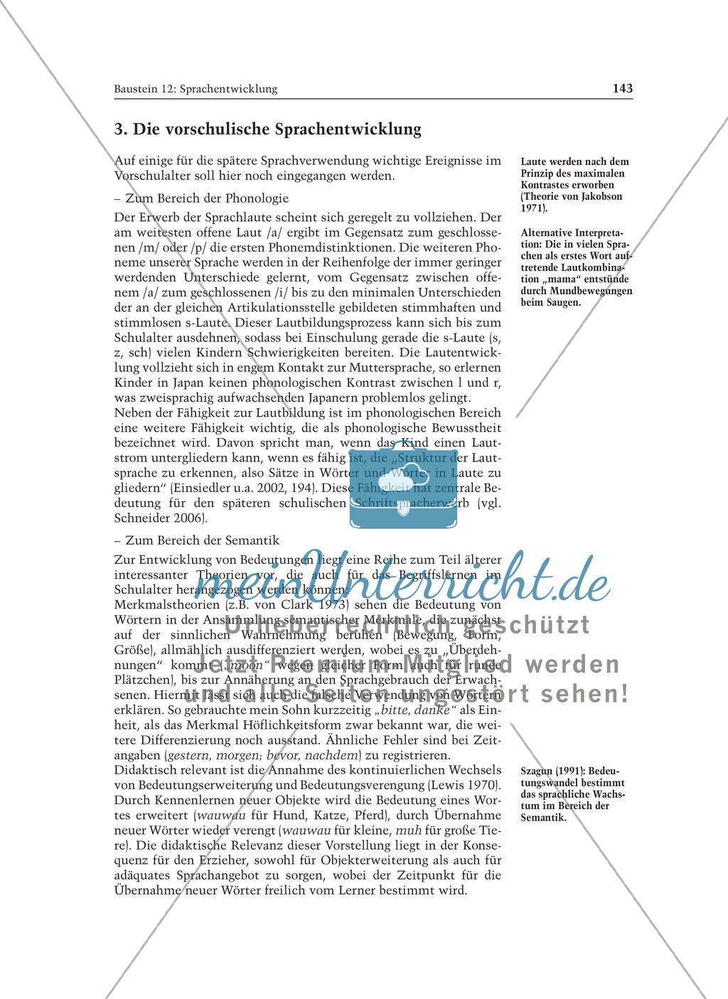 Sprachentwicklung: Informationstext für Lehrer Preview 6