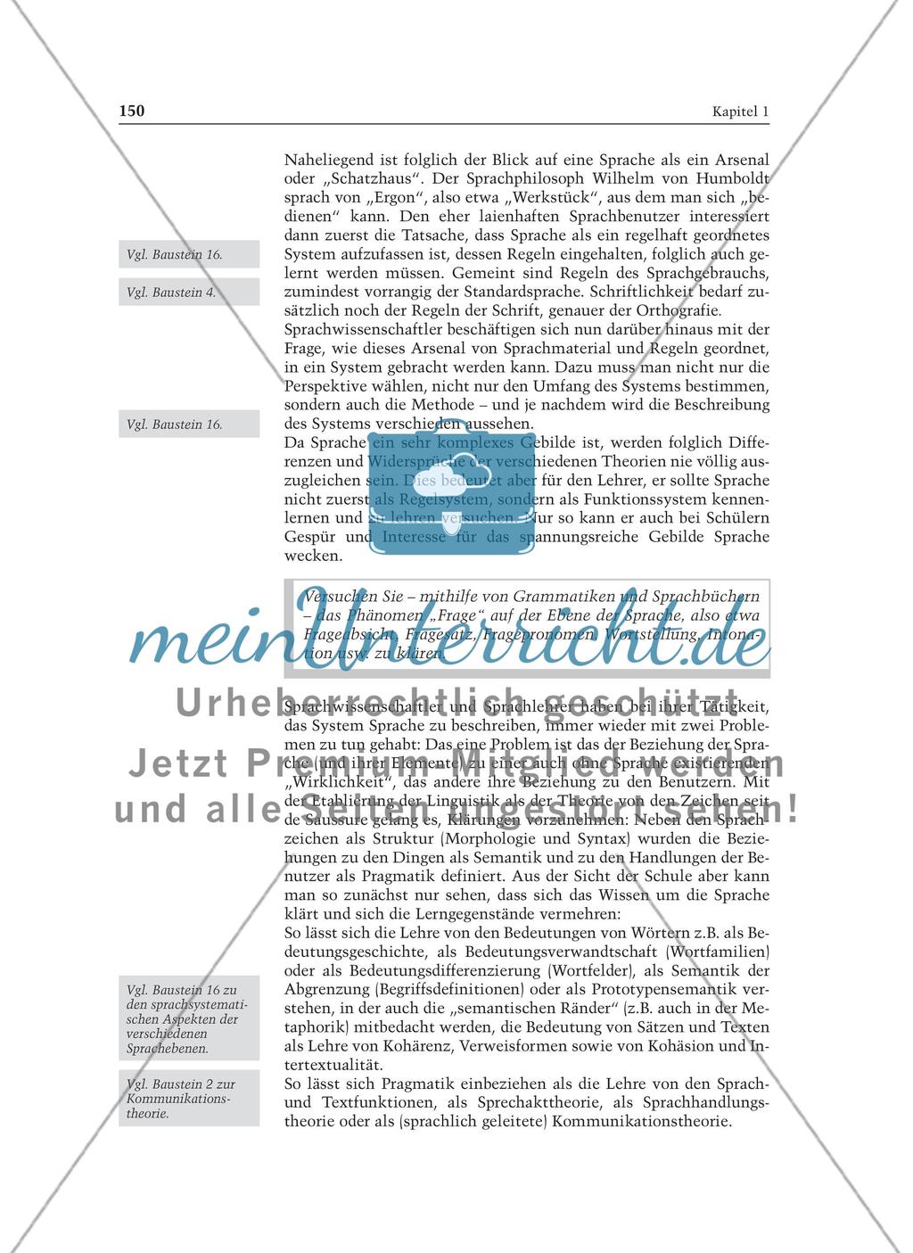 Über Sprache nachdenken - Achtsamkeit und Regelkonstruktion: Informationstext für Lehrer Preview 2