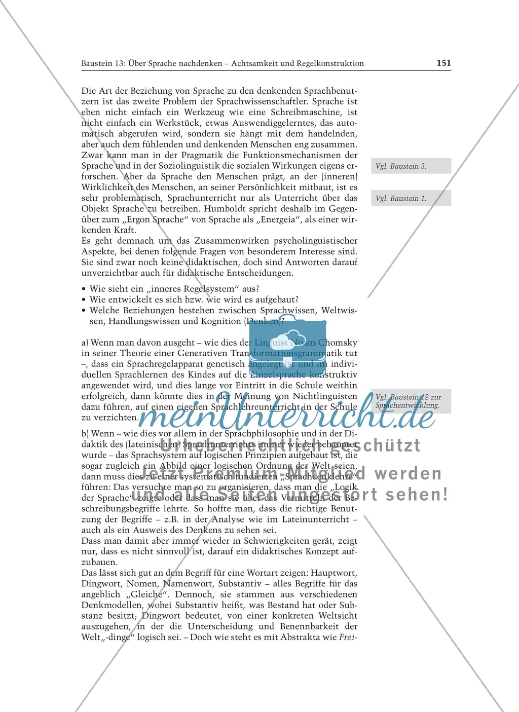 Über Sprache nachdenken - Achtsamkeit und Regelkonstruktion: Informationstext für Lehrer Preview 3