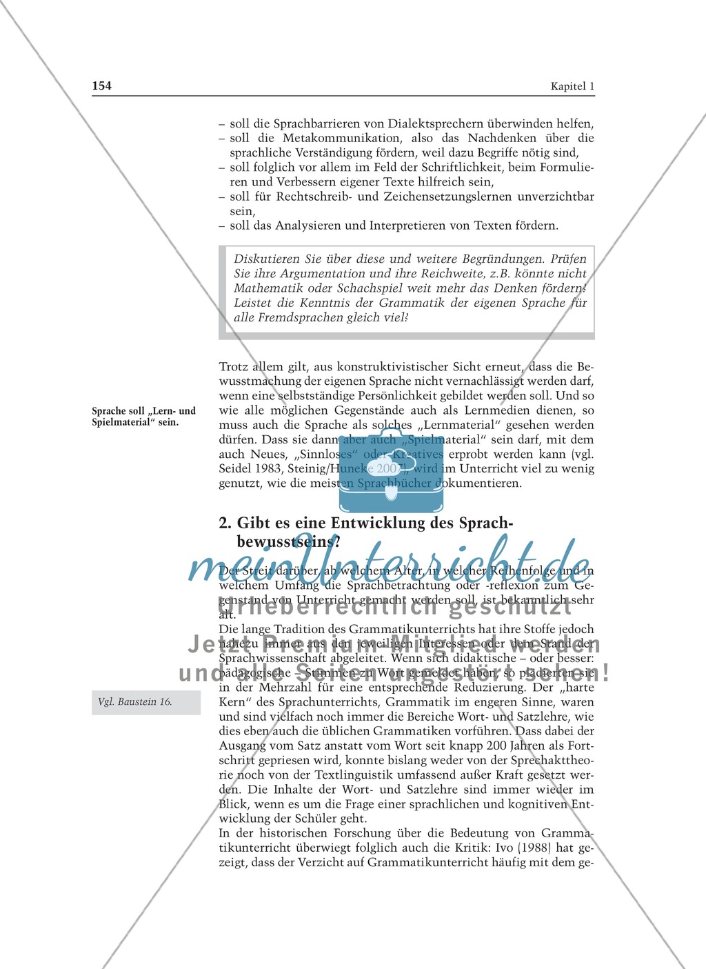 Über Sprache nachdenken - Achtsamkeit und Regelkonstruktion: Informationstext für Lehrer Preview 6