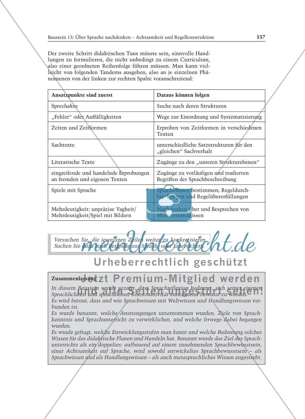 Über Sprache nachdenken - Achtsamkeit und Regelkonstruktion: Informationstext für Lehrer Preview 9