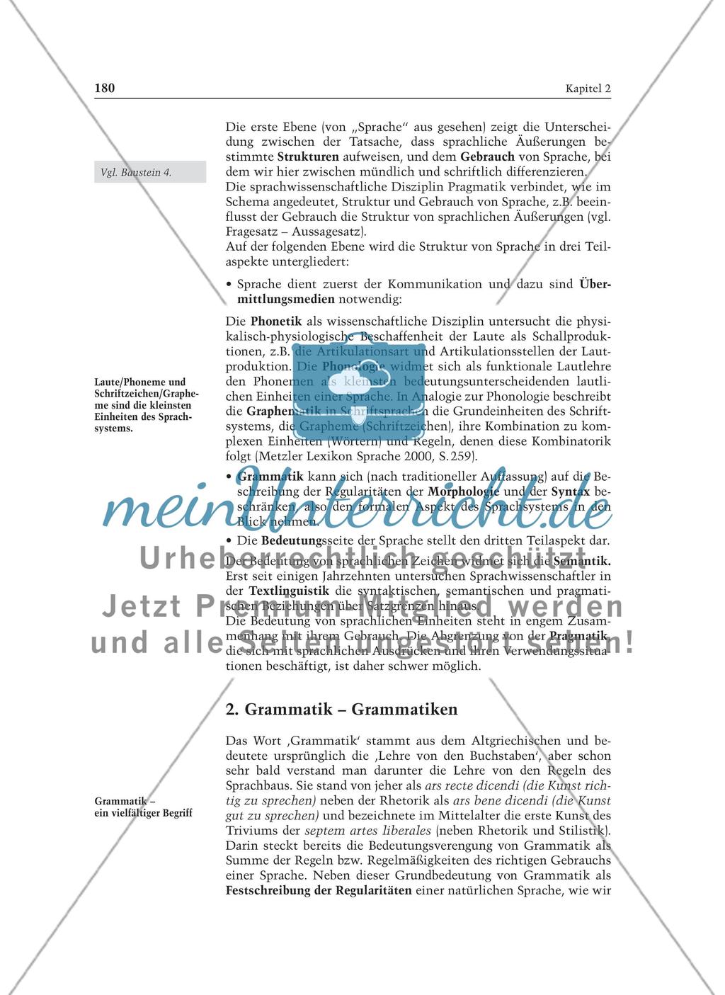 Sprache: Struktur und Funktion: Informationstext für Lehrer Preview 3