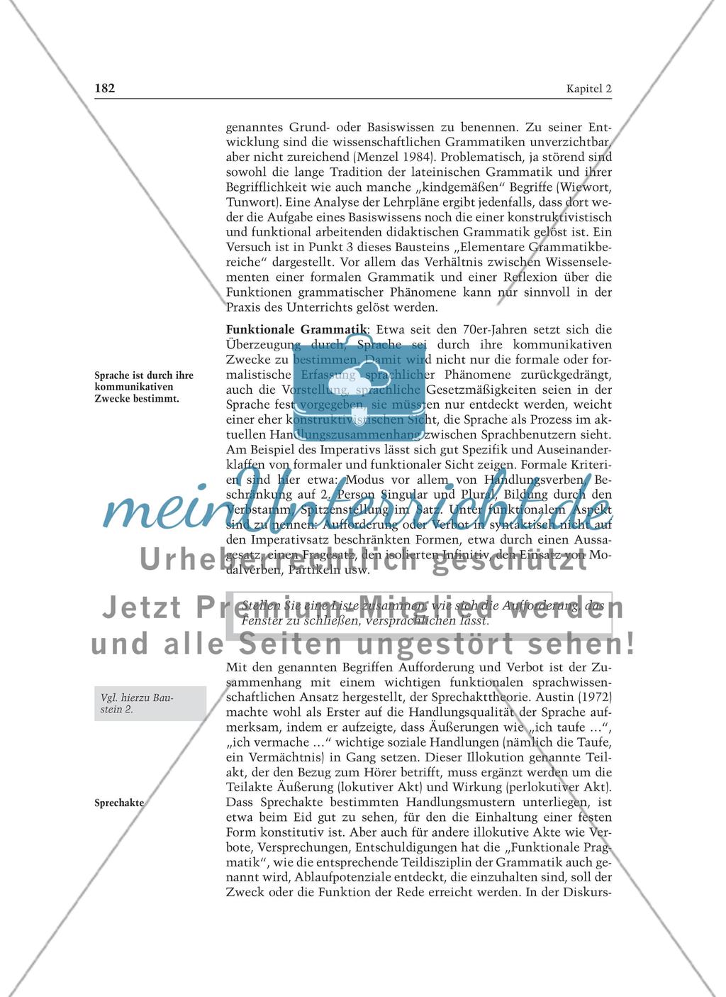 Sprache: Struktur und Funktion: Informationstext für Lehrer Preview 5