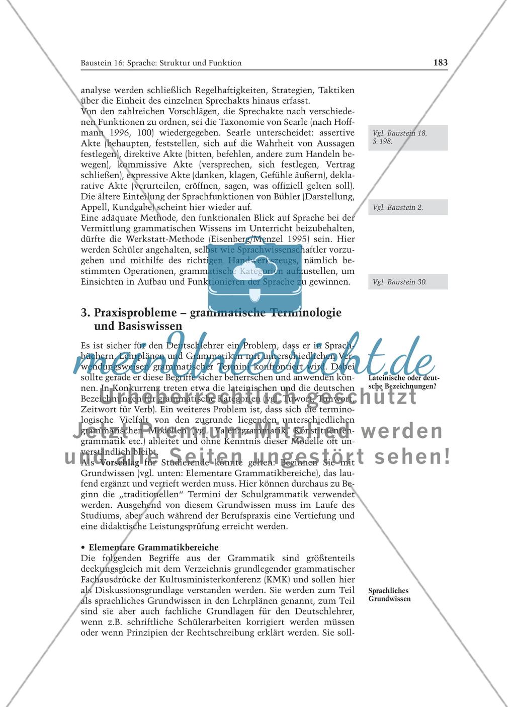 Sprache: Struktur und Funktion: Informationstext für Lehrer Preview 6