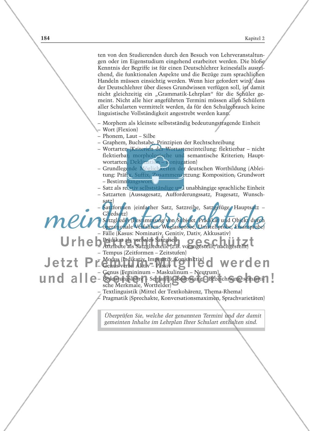Sprache: Struktur und Funktion: Informationstext für Lehrer Preview 7