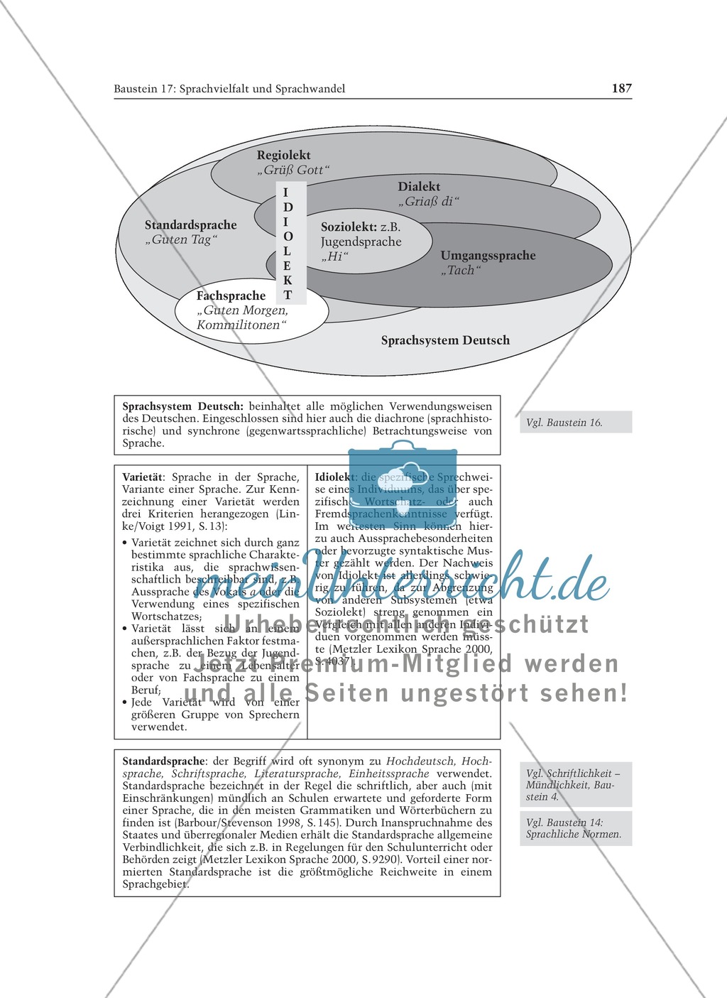 Sprachvielfalt und Sprachwandel: Informationstext für Lehrer Preview 2