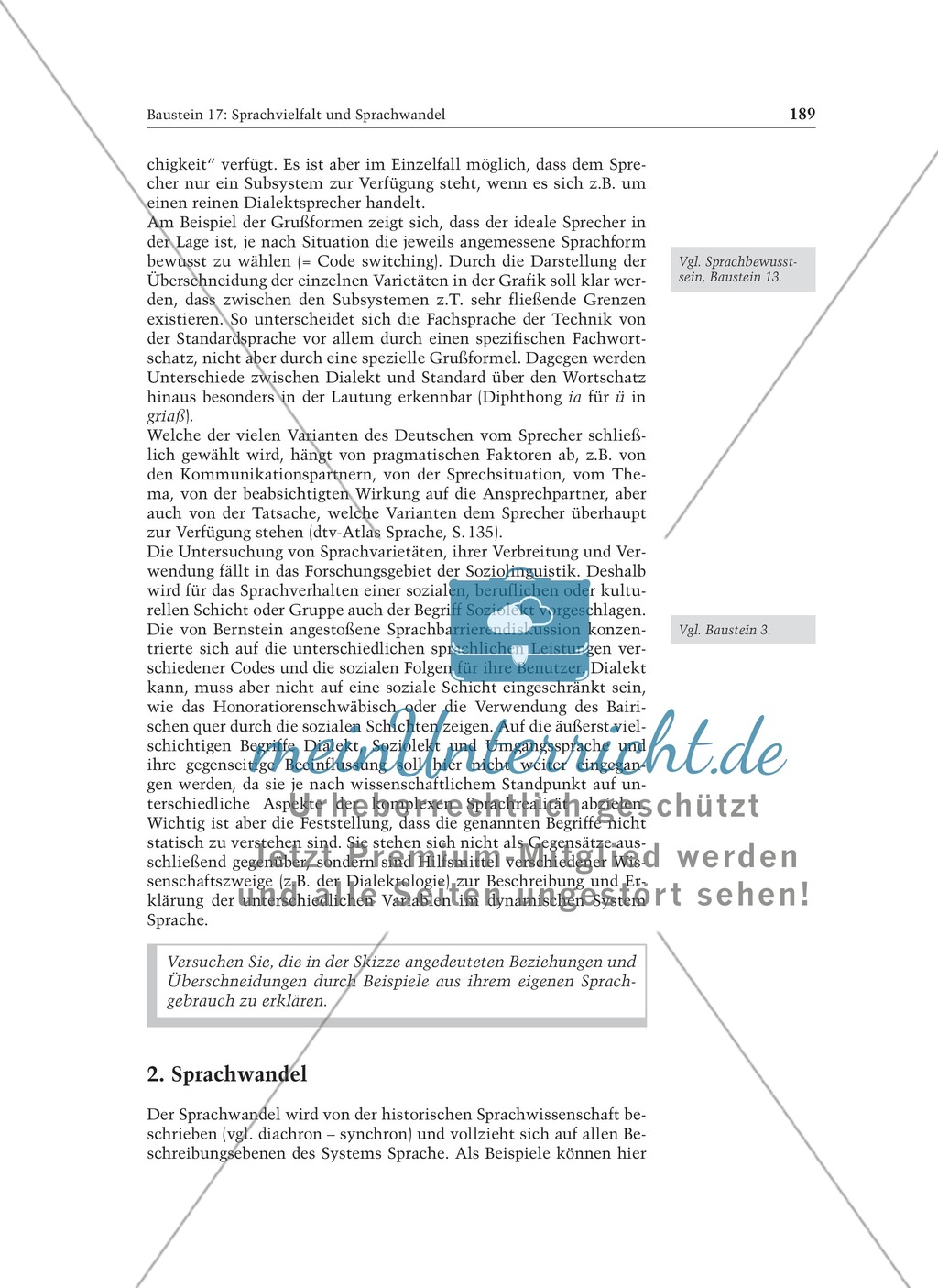Sprachvielfalt und Sprachwandel: Informationstext für Lehrer Preview 4