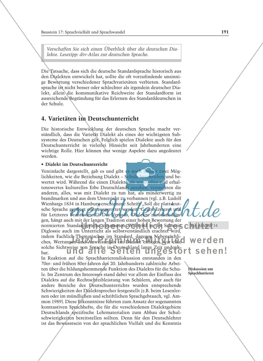 Sprachvielfalt und Sprachwandel: Informationstext für Lehrer Preview 6