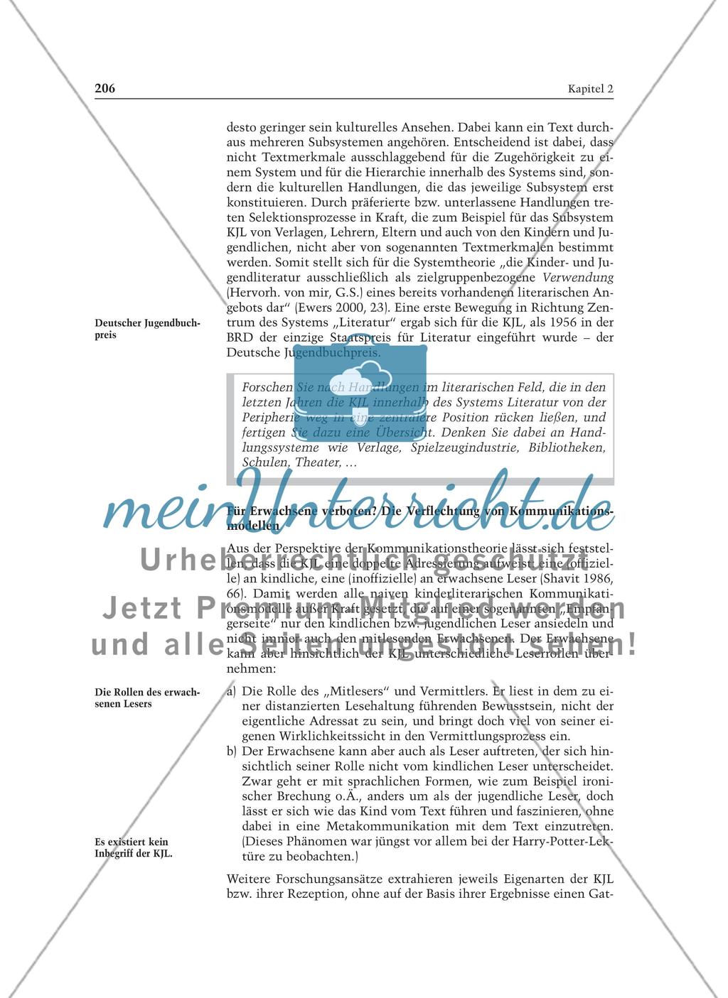 Kinder- und Jugendliteratur: Informationstext für Lehrer Preview 3