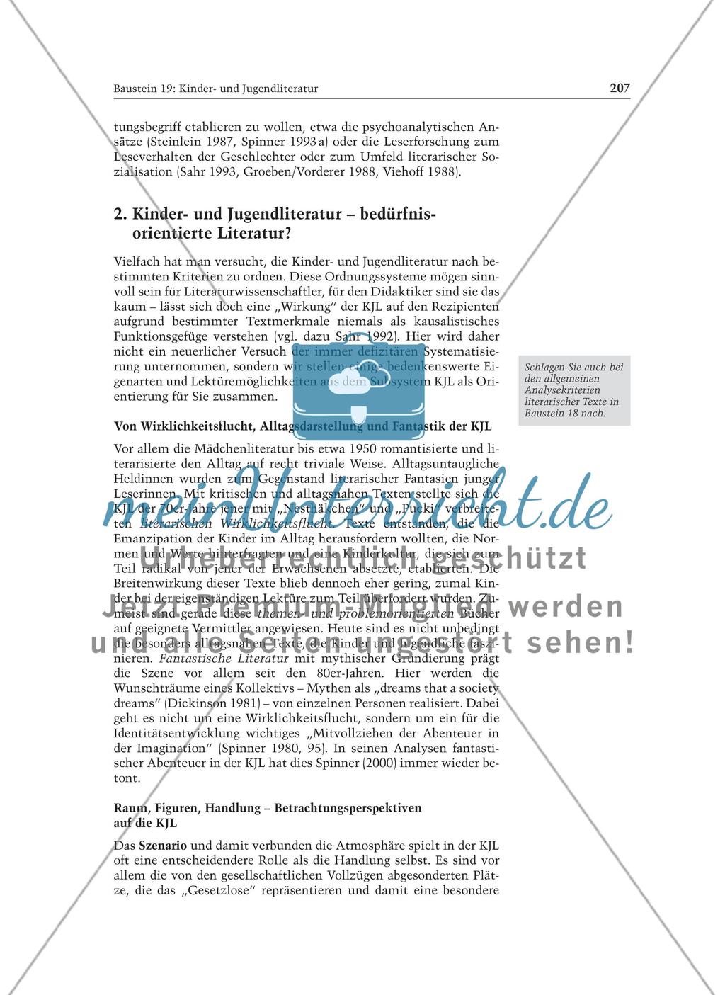 Kinder- und Jugendliteratur: Informationstext für Lehrer Preview 4