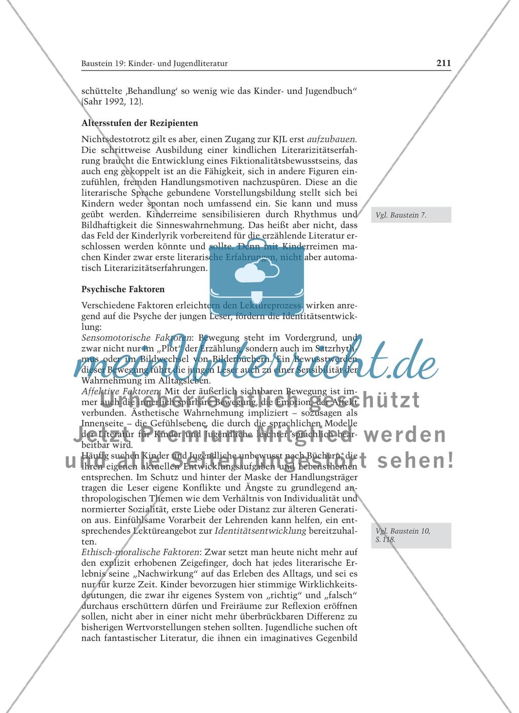 Kinder- und Jugendliteratur: Informationstext für Lehrer Preview 8