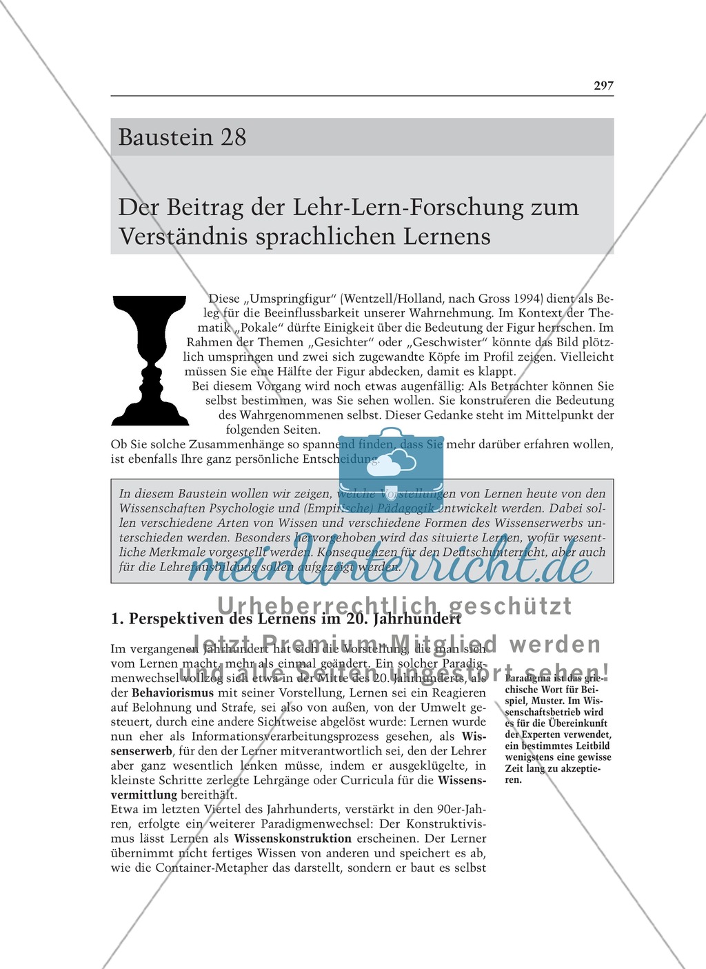 Der Beitrag der Lehr-Lern-Forschung zum Verständnis sprachlichen Lernens: Informationstext für Lehrer Preview 1