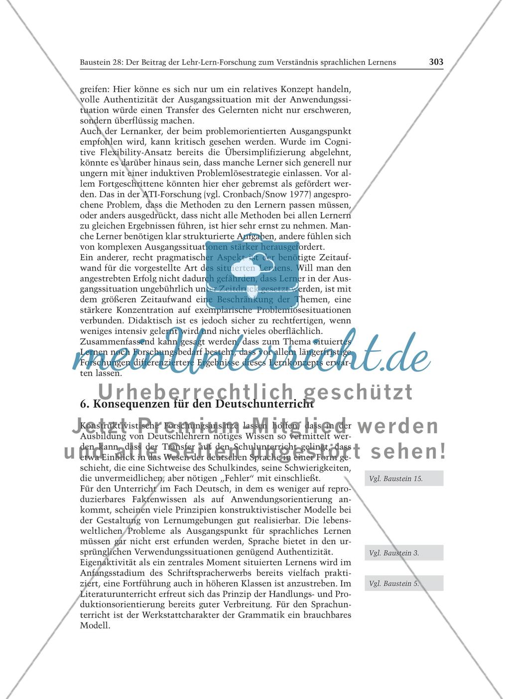 Der Beitrag der Lehr-Lern-Forschung zum Verständnis sprachlichen Lernens: Informationstext für Lehrer Preview 7