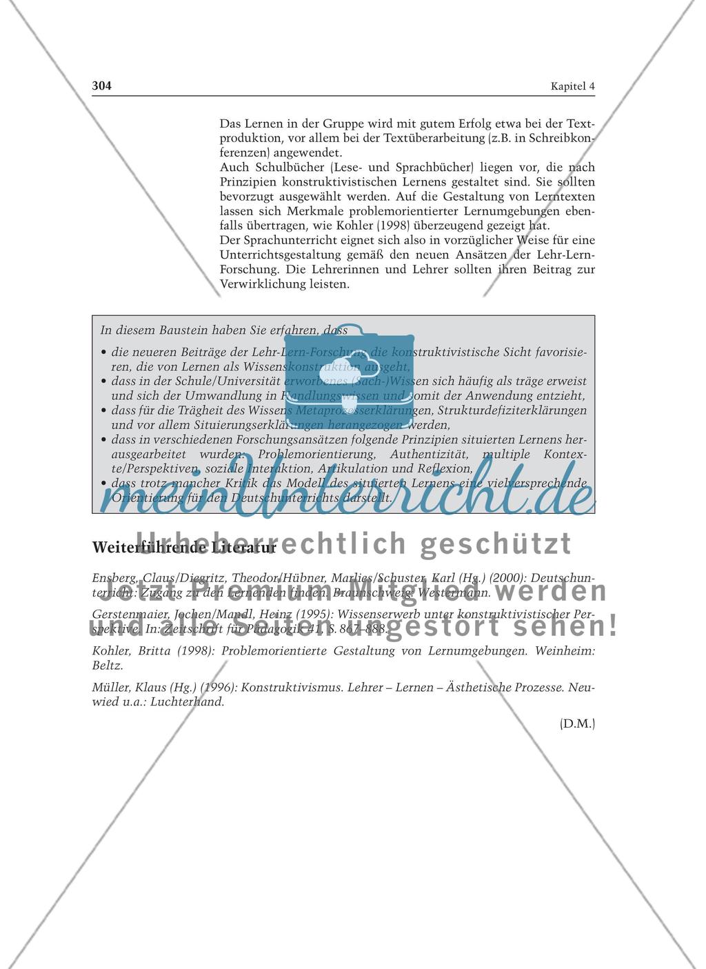 Der Beitrag der Lehr-Lern-Forschung zum Verständnis sprachlichen Lernens: Informationstext für Lehrer Preview 8
