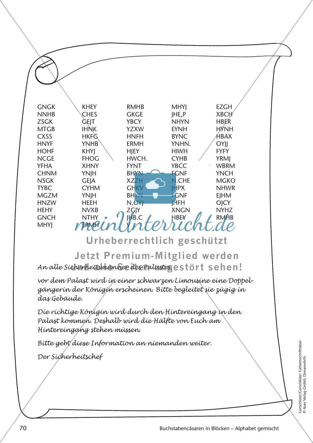 Geheimschrift in Blöcken Alphabet gemischt: Übungen Preview 4