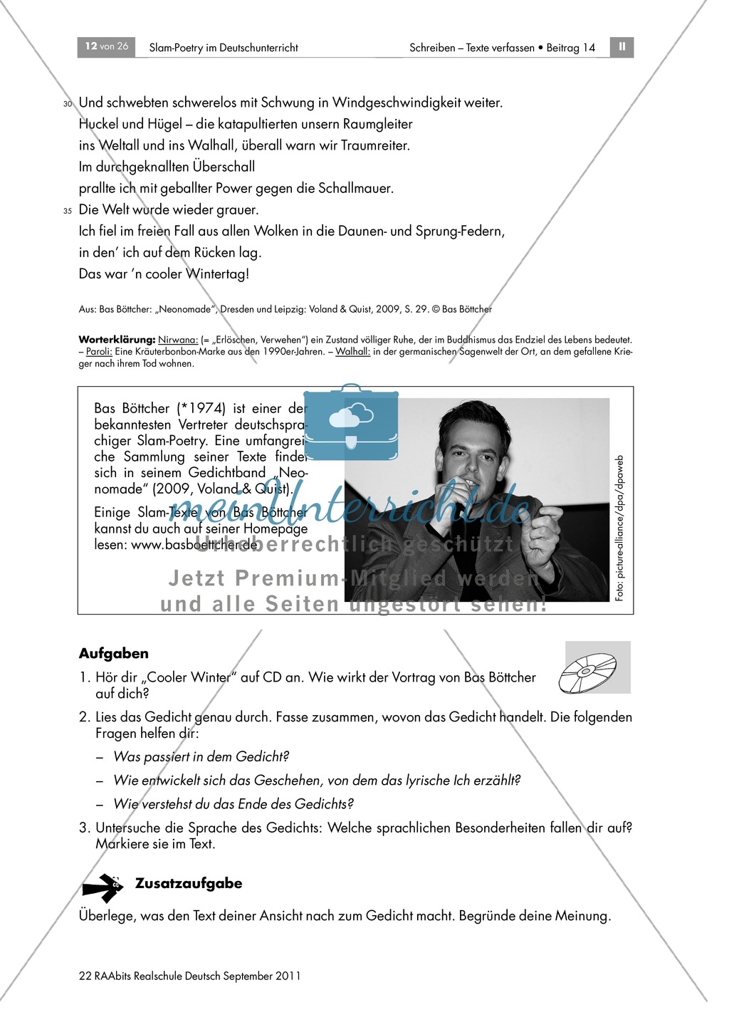 Bas Böttchers Poetry-Slam "Cooler Winter" Preview 2