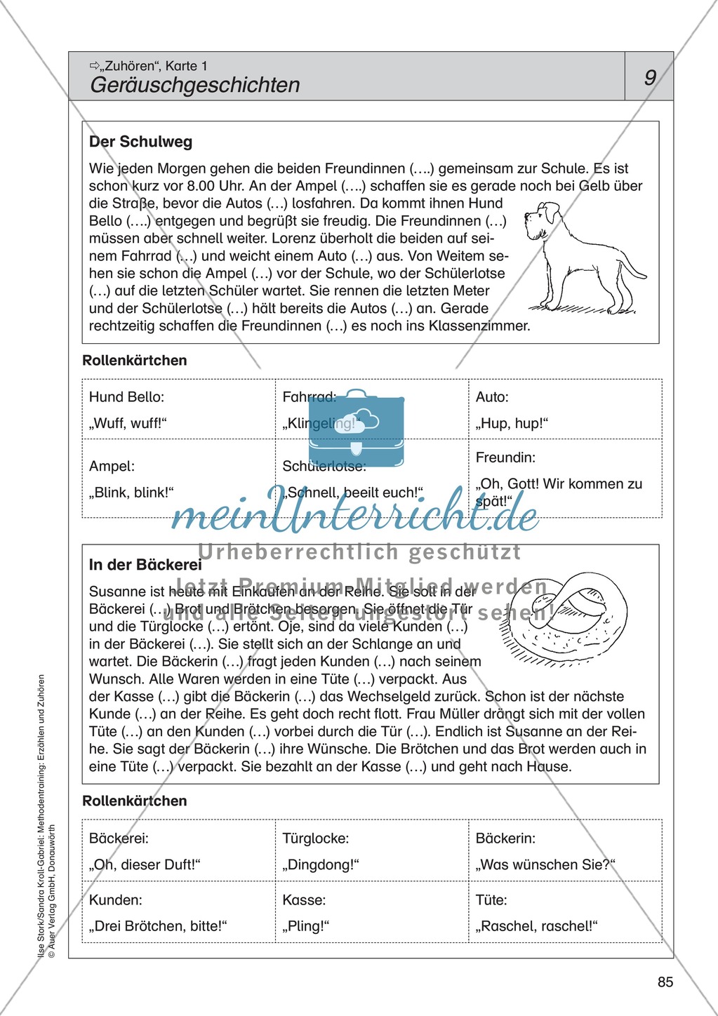 Zuhören: Geräuschgeschichte + Klassengeräuschgeschichte Preview 2