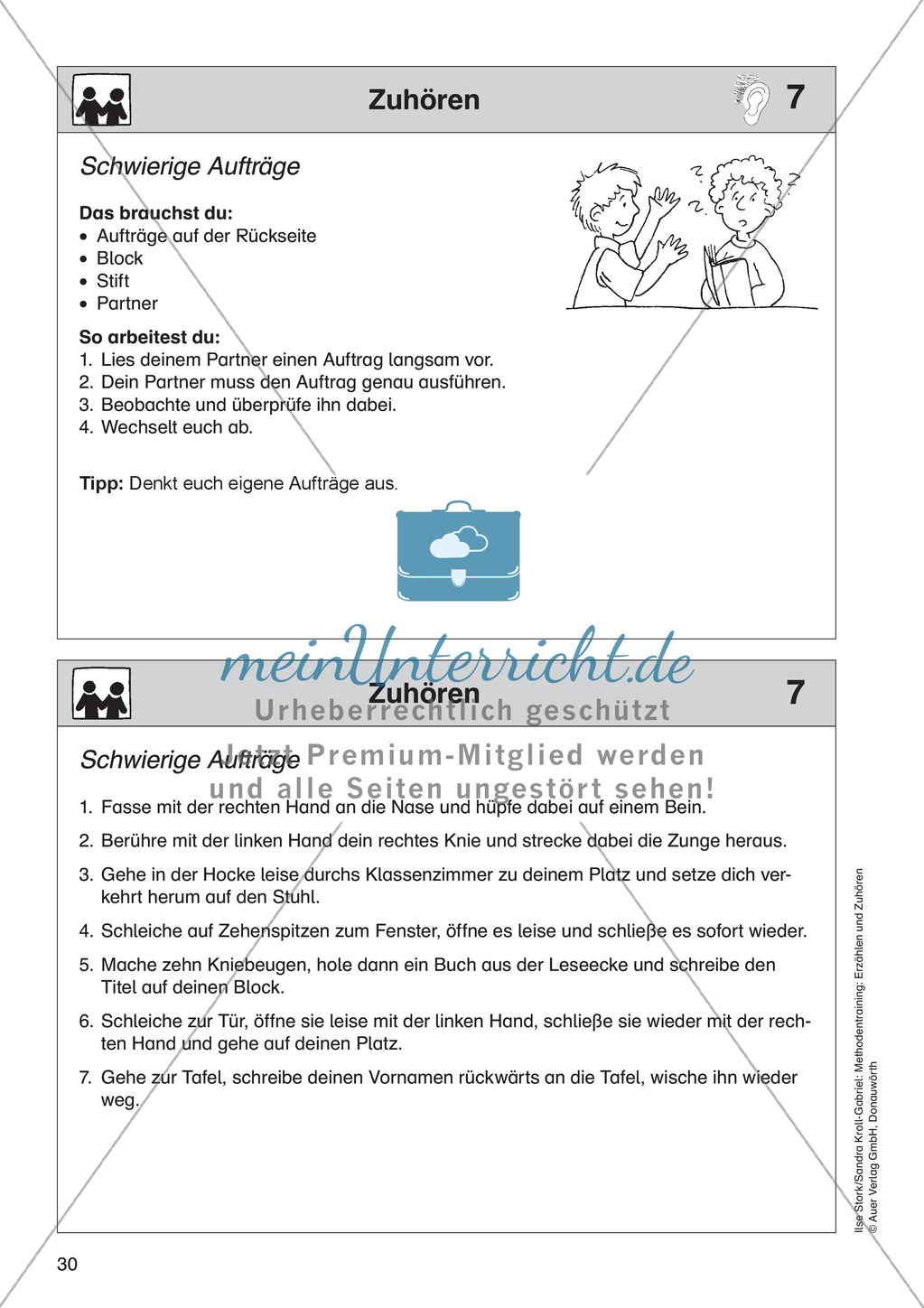 Zuhören: Schwierige Aufträge Preview 1