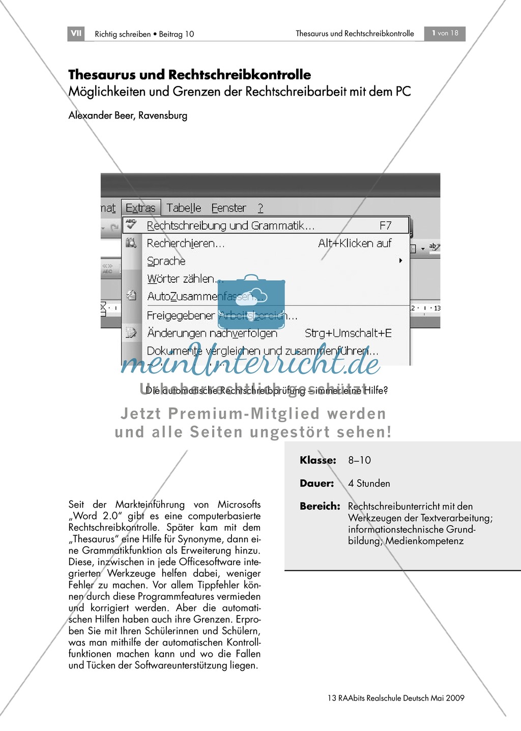 Kennenlernen thesaurus