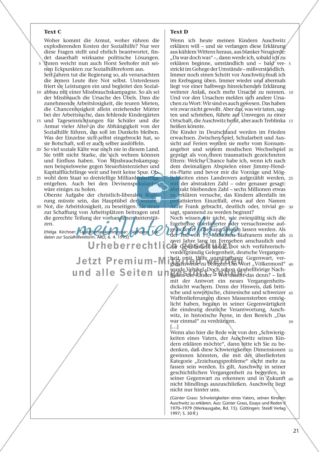 Klausur: Textsorten unterscheiden - Sachtextanalyse + Lösung Preview 2