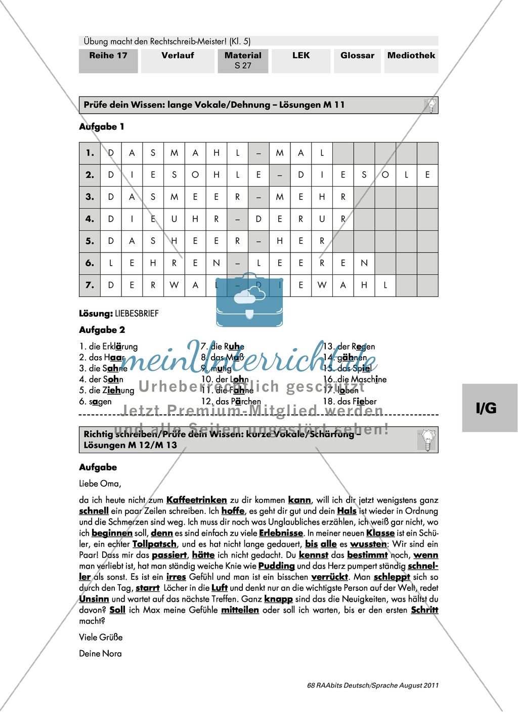 Rechtschreibung: kurze Vokale/Schärfung Preview 4