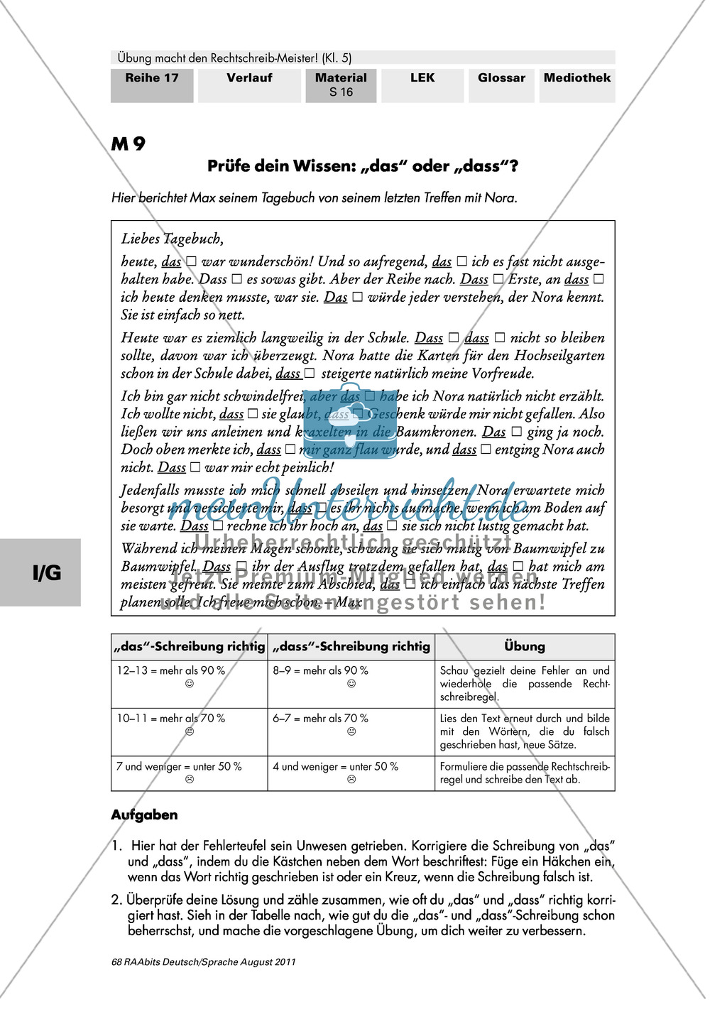 Rechtschreibung: