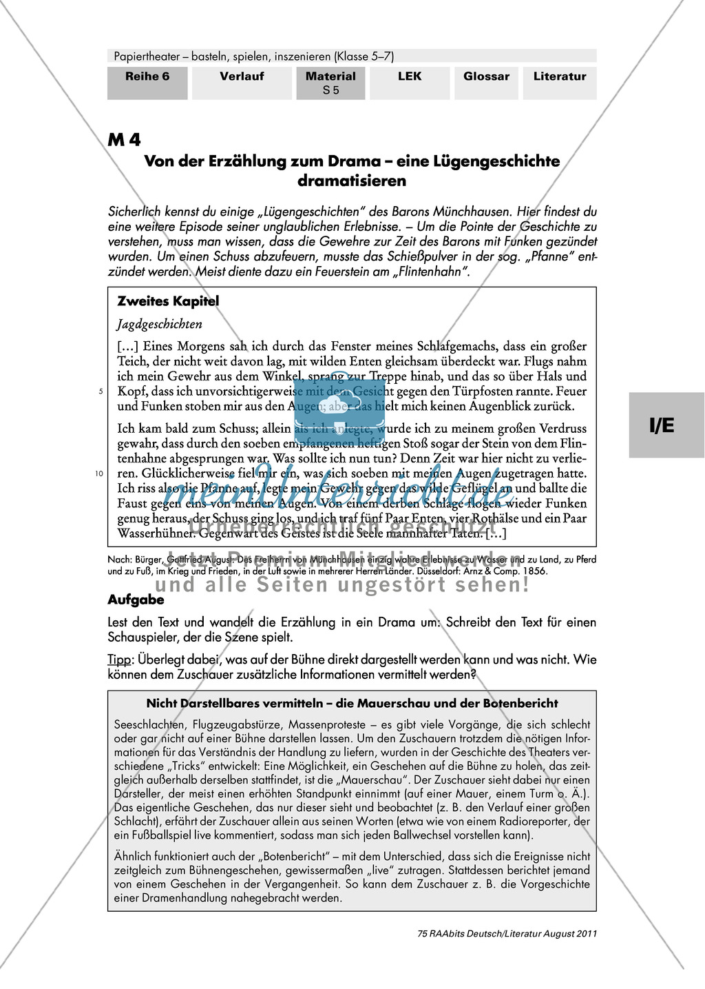 Wesentliche Merkmale dramatischer Texte Preview 5