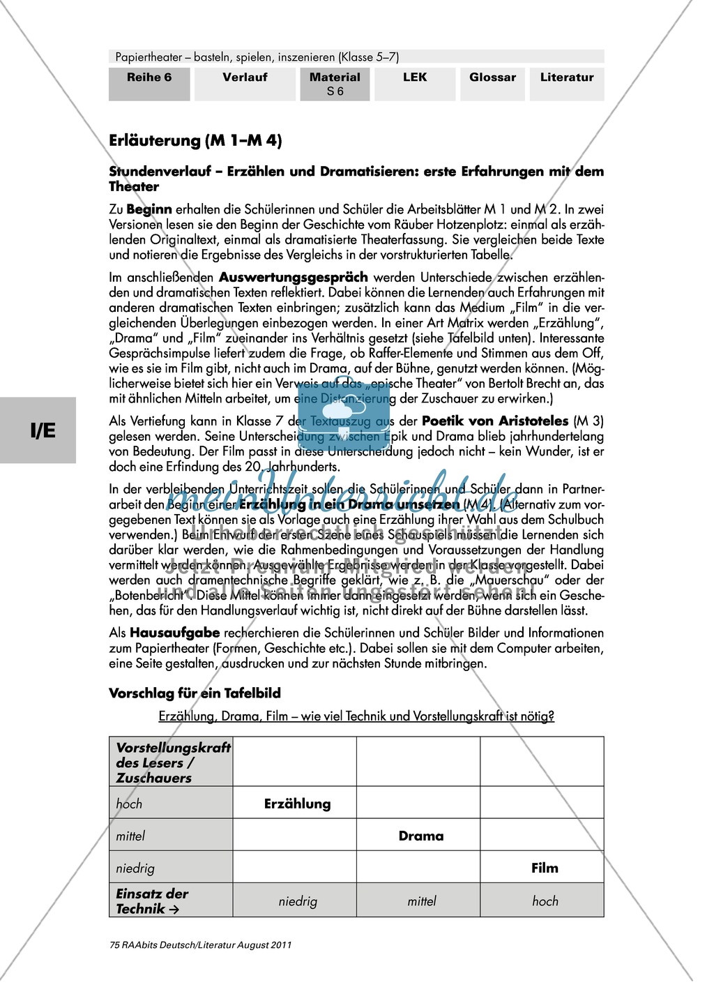 Wesentliche Merkmale dramatischer Texte Preview 6