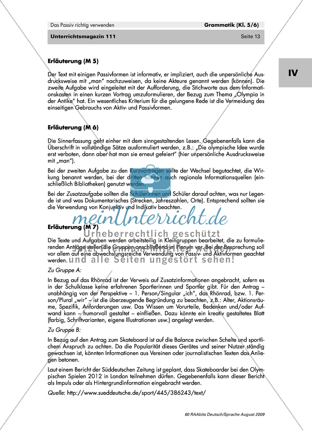 Verwendung von Aktiv- und Passivformen Preview 4
