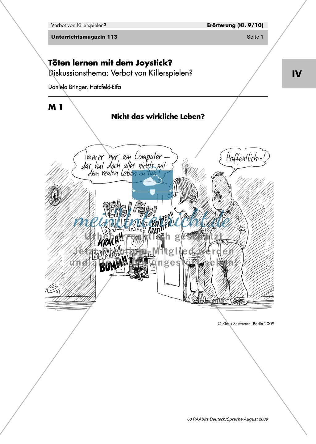 Brainstorming zum Thema