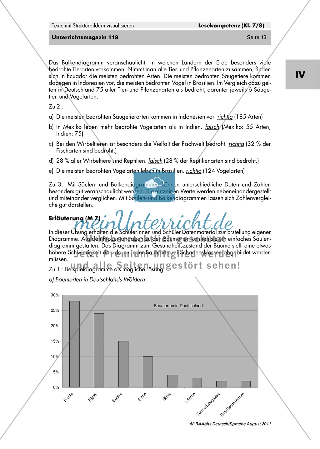 Thema Visualisierung - Balken- und Säulendiagramme verstehen und erstellen Preview 4