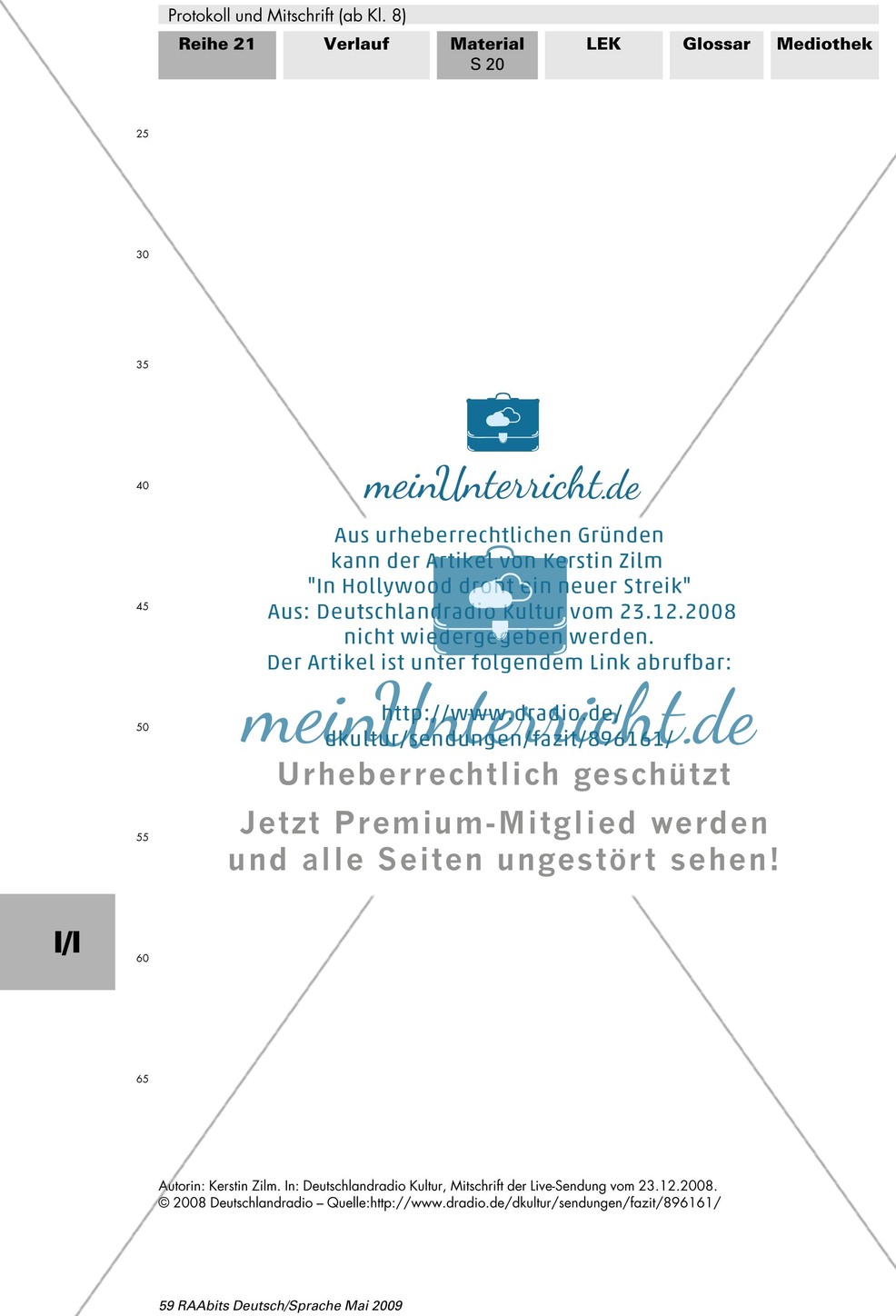 Von der Mitschrift zum Handout Preview 2