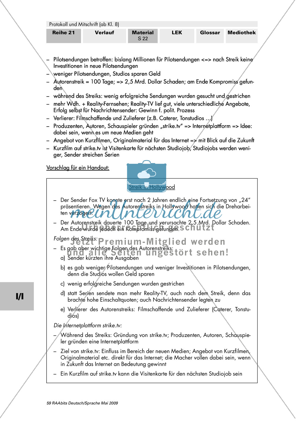 Von der Mitschrift zum Handout Preview 4