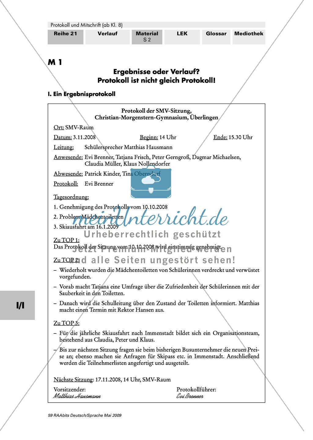 Verschiedene Arten von Protokollen: Ergebnis- und Verlaufsprotokoll Preview 1