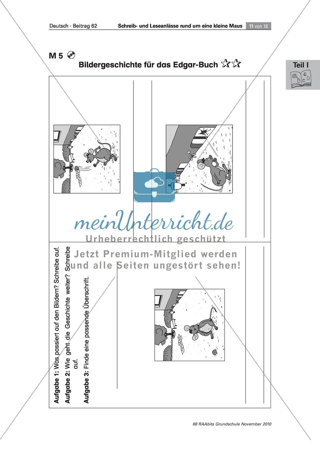 Edgar erlebt Abenteuer. Geschichten zu einer literarischen Figur schreiben und lesen Preview 11