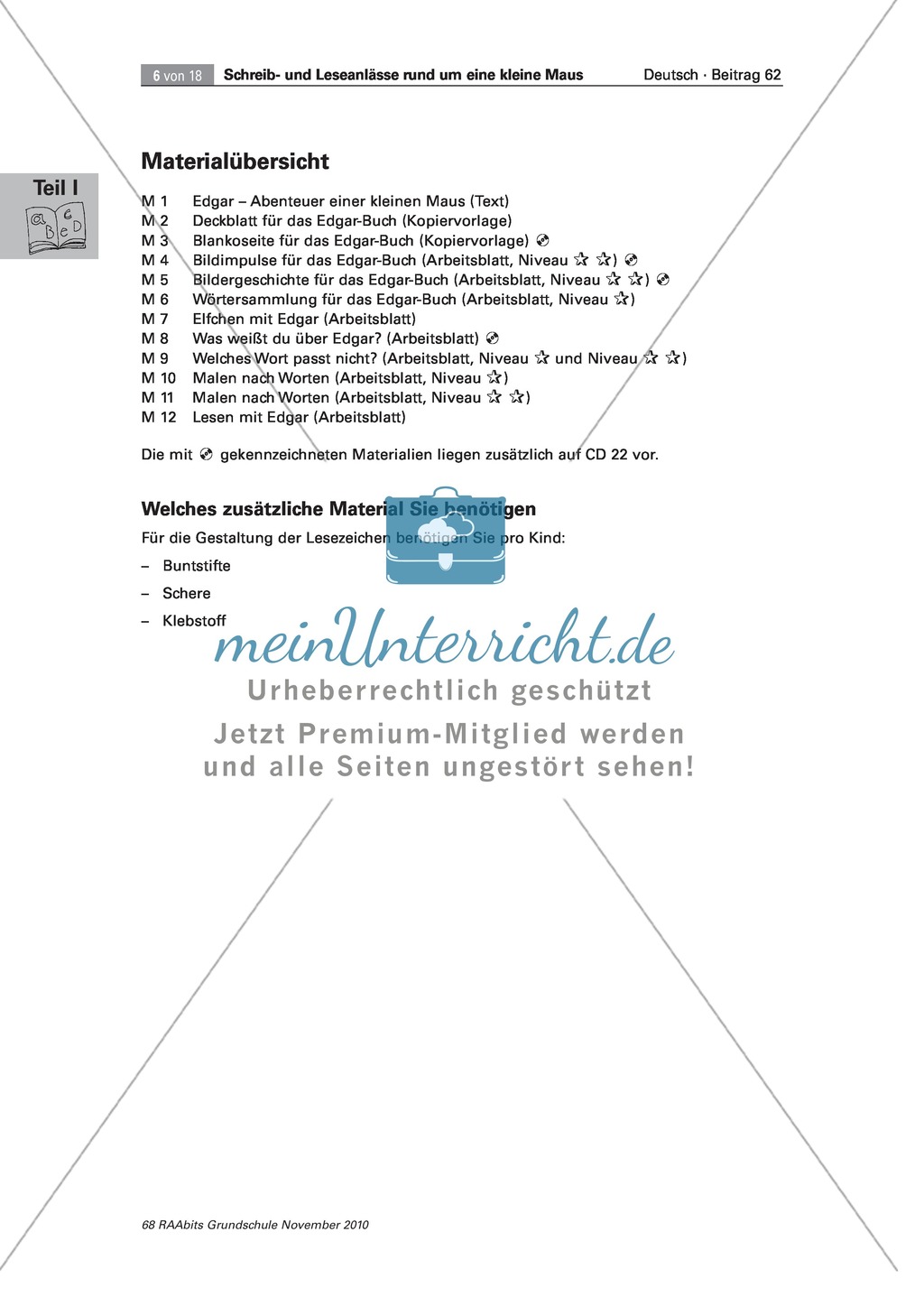 Edgar erlebt Abenteuer. Geschichten zu einer literarischen Figur schreiben und lesen Preview 6