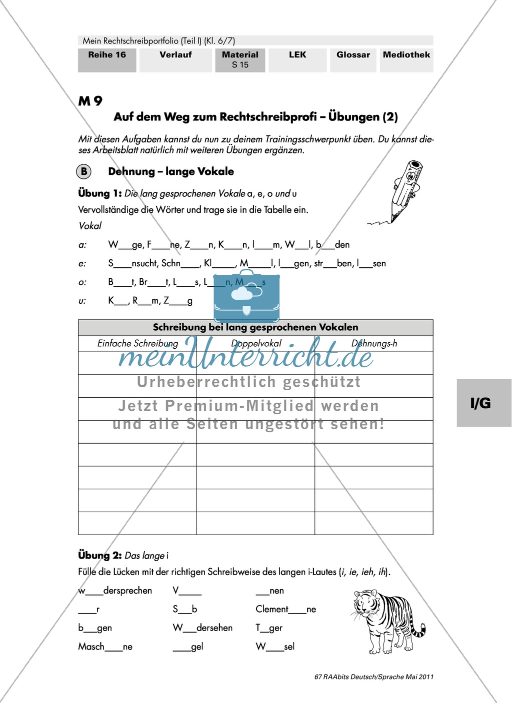 Gezielte Übungen für den individuellen Trainingsschwerpunkt und zur Überprüfung des Lernfortschritts - Thema Rechtschreibung Preview 3