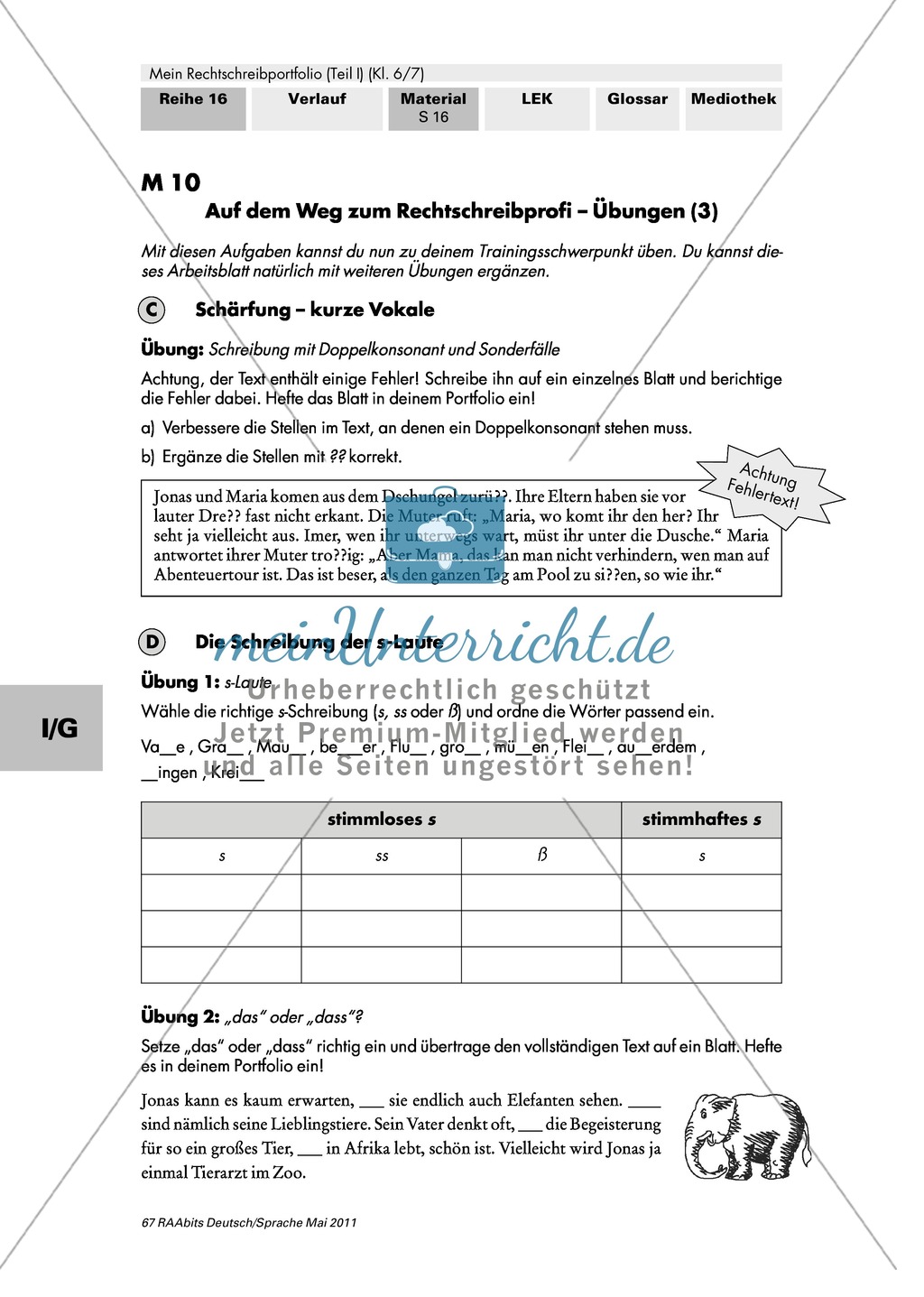 Gezielte Übungen für den individuellen Trainingsschwerpunkt und zur Überprüfung des Lernfortschritts - Thema Rechtschreibung Preview 4