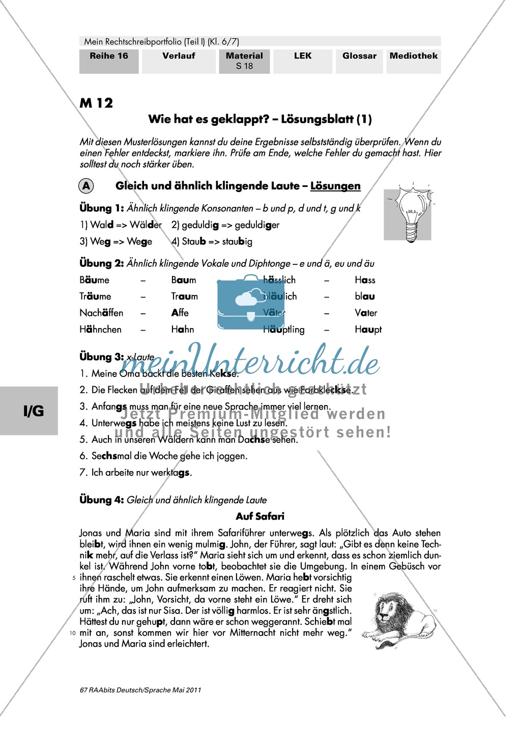 Gezielte Übungen für den individuellen Trainingsschwerpunkt und zur Überprüfung des Lernfortschritts - Thema Rechtschreibung Preview 6