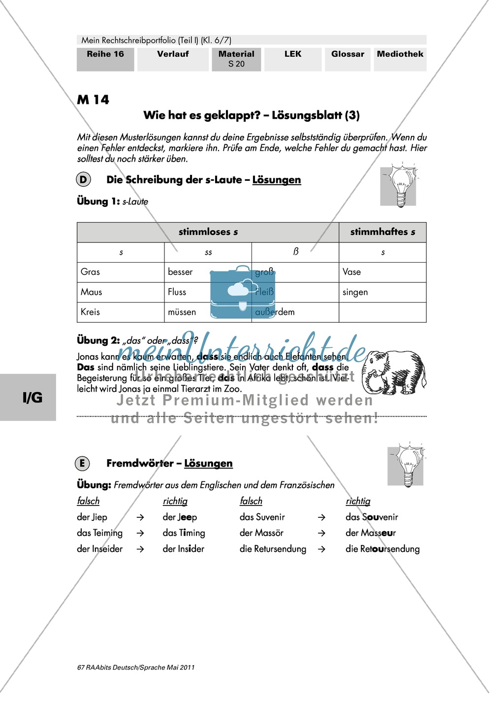 Gezielte Übungen für den individuellen Trainingsschwerpunkt und zur Überprüfung des Lernfortschritts - Thema Rechtschreibung Preview 8