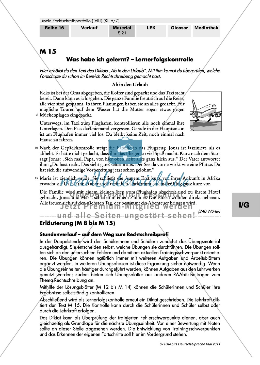 Gezielte Übungen für den individuellen Trainingsschwerpunkt und zur Überprüfung des Lernfortschritts - Thema Rechtschreibung Preview 9