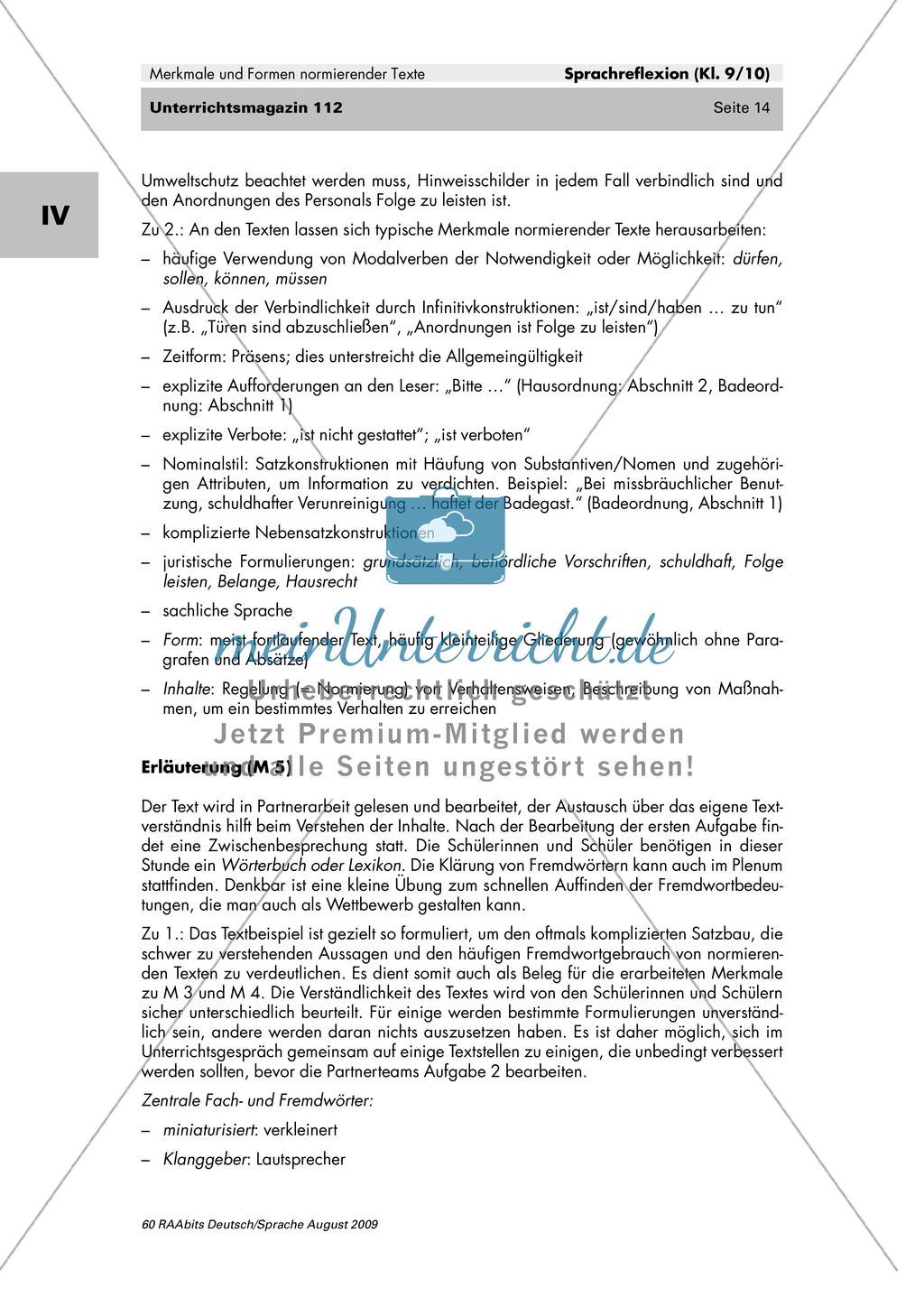 Normierende Texte verstehen und überarbeiten Preview 2